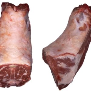 Buy yours now - two pieces of Lamb Neck Whole (1lb) on a white background from We Speak Meat Company.